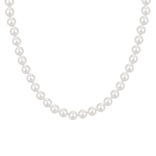 Colier Perle Classic 40 cm – Argint 92 6 mm