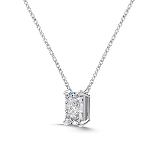 Colier Emerald-Cut Glow – Argint 925