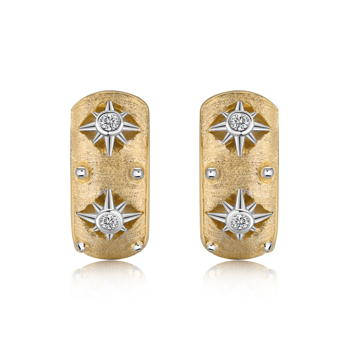 Cercei Celestial – Argint 925, placat aur 22k