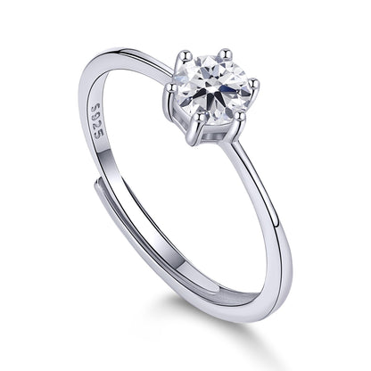 Inel Crystal Solitaire – Argint 925