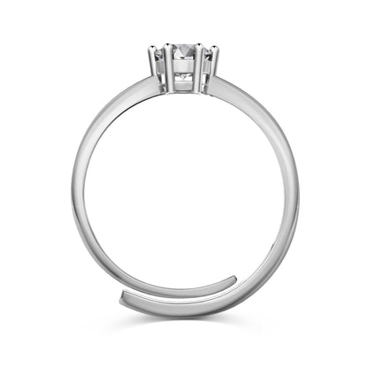 Inel Crystal Solitaire – Argint 925