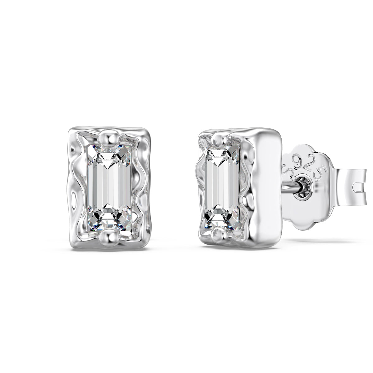 Cercei Classic Emerald – Argint 925