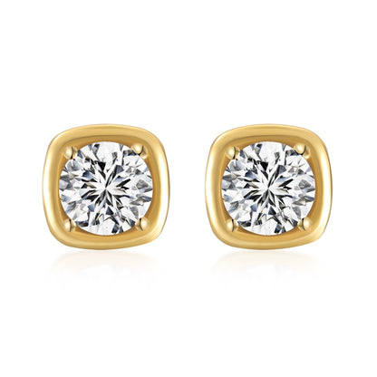 Cercei Soft Square Stud – Argint 925