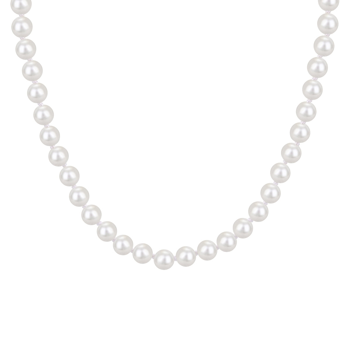 Colier Perle Classic 40 cm – Argint 92 6 mm