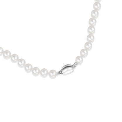 Colier Perle Classic 40 cm – Argint 92 6 mm