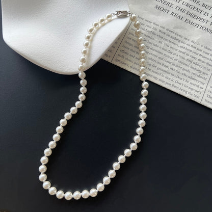 Colier Perle Classic 40 cm – Argint 92 6 mm