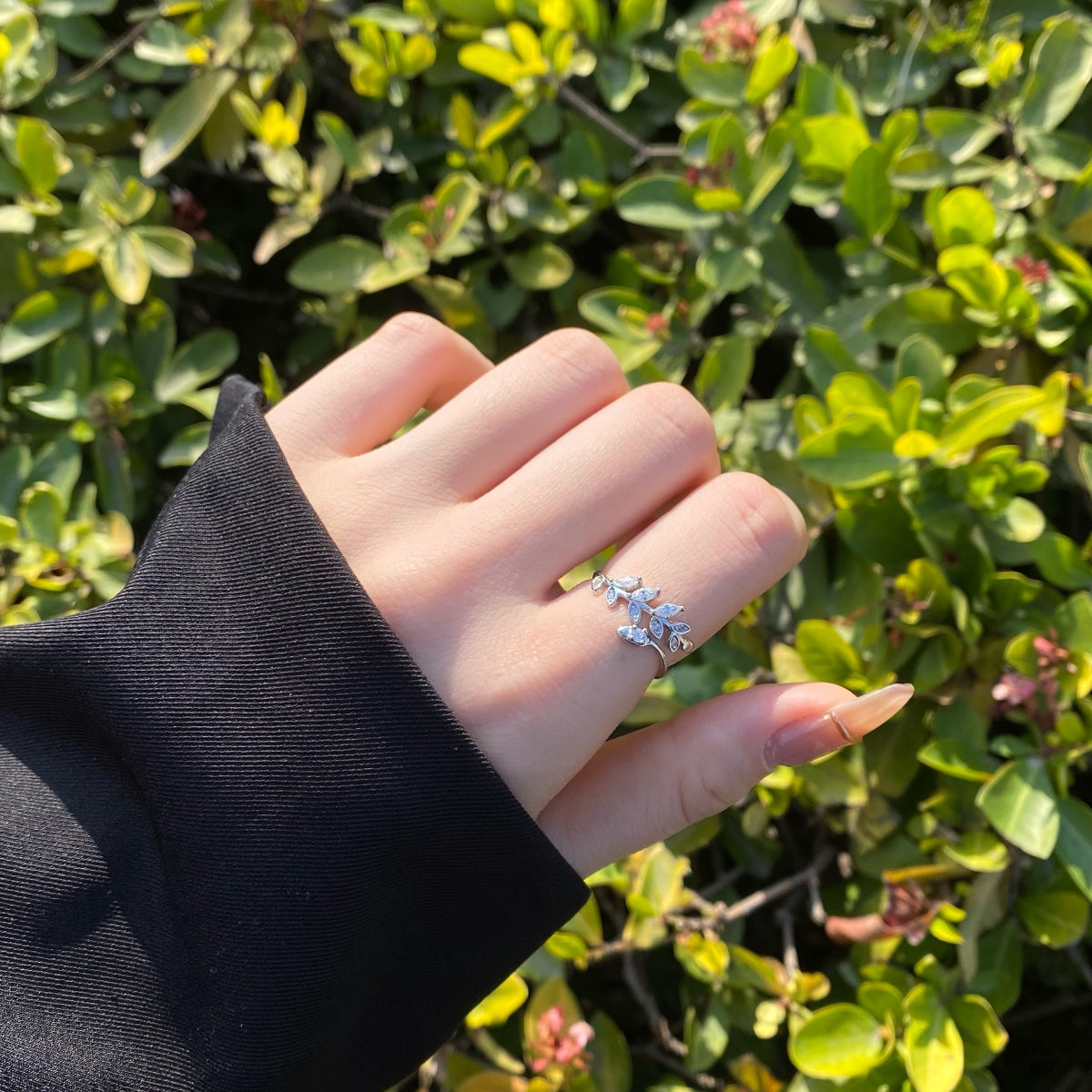 Inel Leaf Vine Cuff – Argint 925 placat cu aur 14K