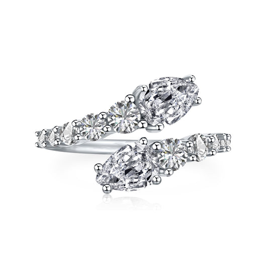 Inel Serpent Crystal – Argint 925