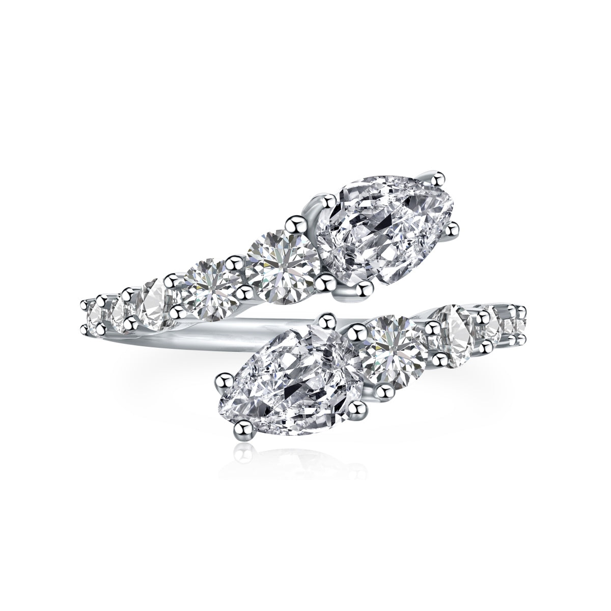 Inel Serpent Crystal – Argint 925