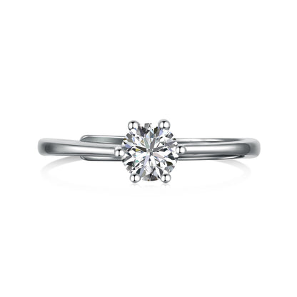 Inel Crystal Solitaire – Argint 925
