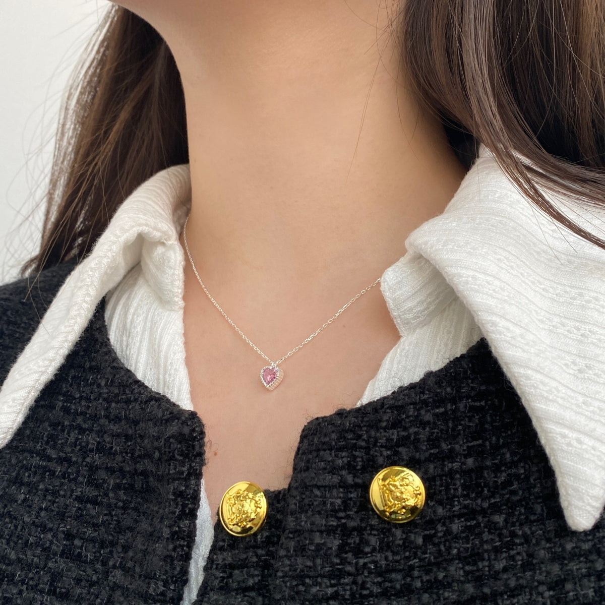 Colier Pink Charm - Argint 925