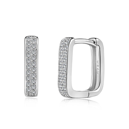 Cercei Rectangular Spark – Argint 925