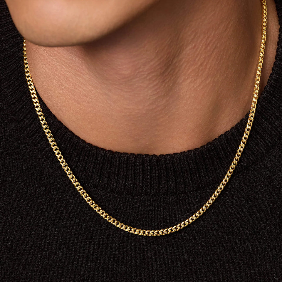 Lanț Octogonal din Argint 1.2 mm - 55 cm