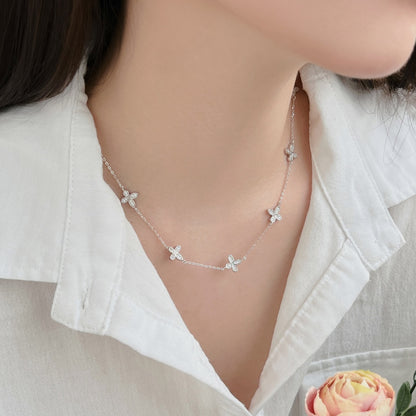 Colier Blossom Garden (11 flori) – Argint 925