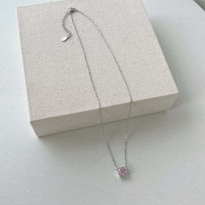 Colier Rosé Minimal – Argint 925