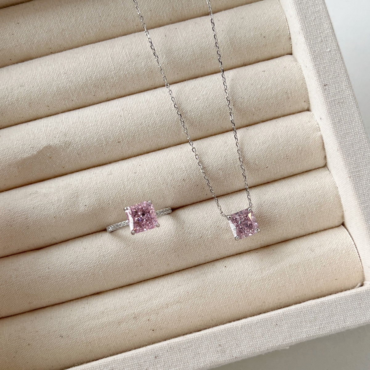 Colier Rosé Minimal – Argint 925