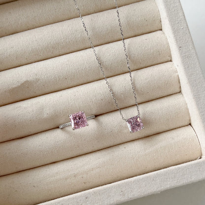 Colier Rosé Minimal – Argint 925