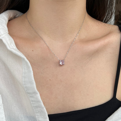 Colier Rosé Minimal – Argint 925
