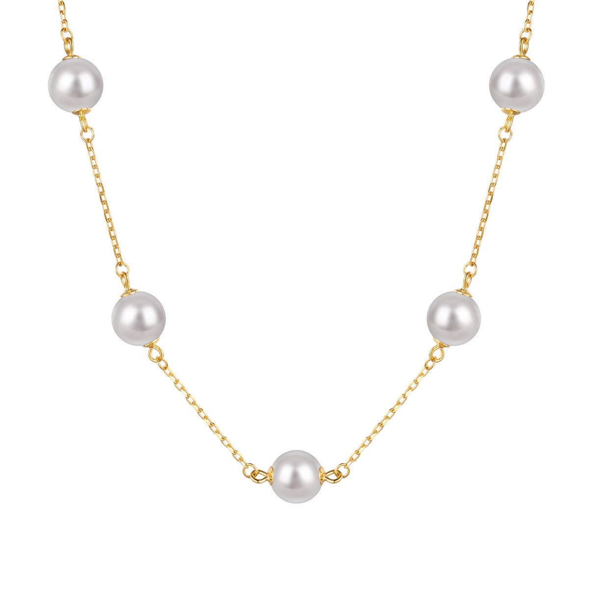 Colier Golden Pearls – Argint 925 placat aur
