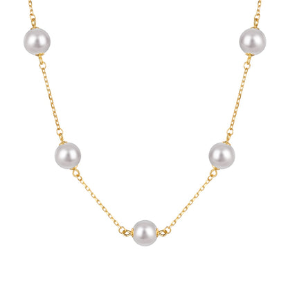Colier Golden Pearls – Argint 925 placat aur