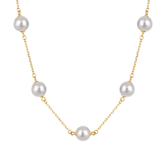 Colier Golden Pearls – Argint 925 placat aur