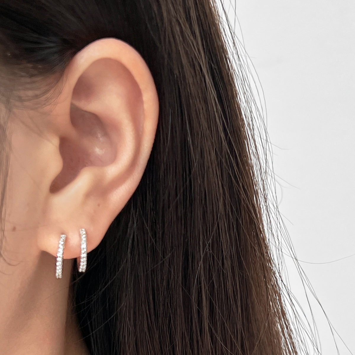 Cercei Twin Line – Argint 925