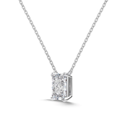 Colier Emerald-Cut Glow – Argint 925