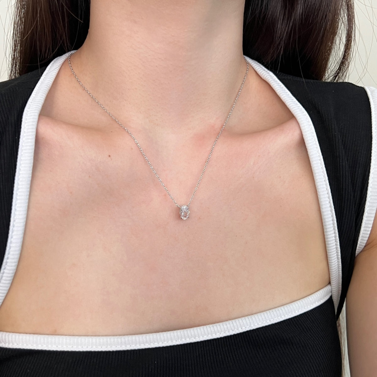 Colier Oval Glow – Argint 925