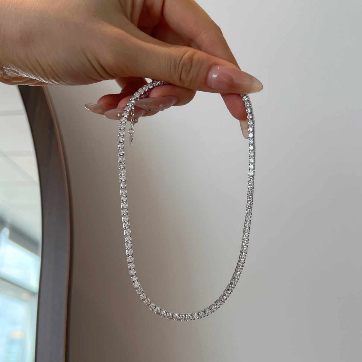 Choker Crystal Line – Argint 925