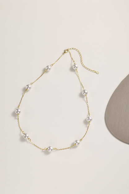 Colier Golden Pearls – Argint 925 placat aur