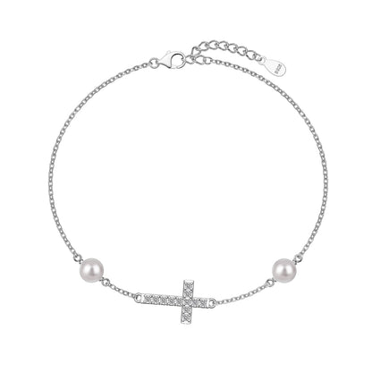Brățară Cross Perle – Argint 925