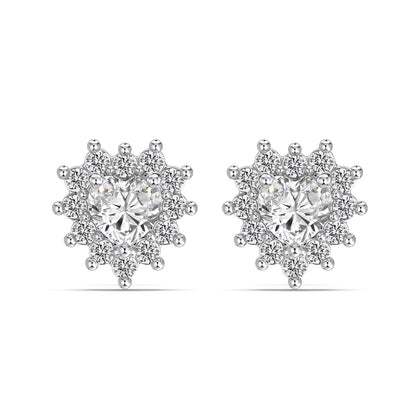 Cercei Snow Heart – Argint 925