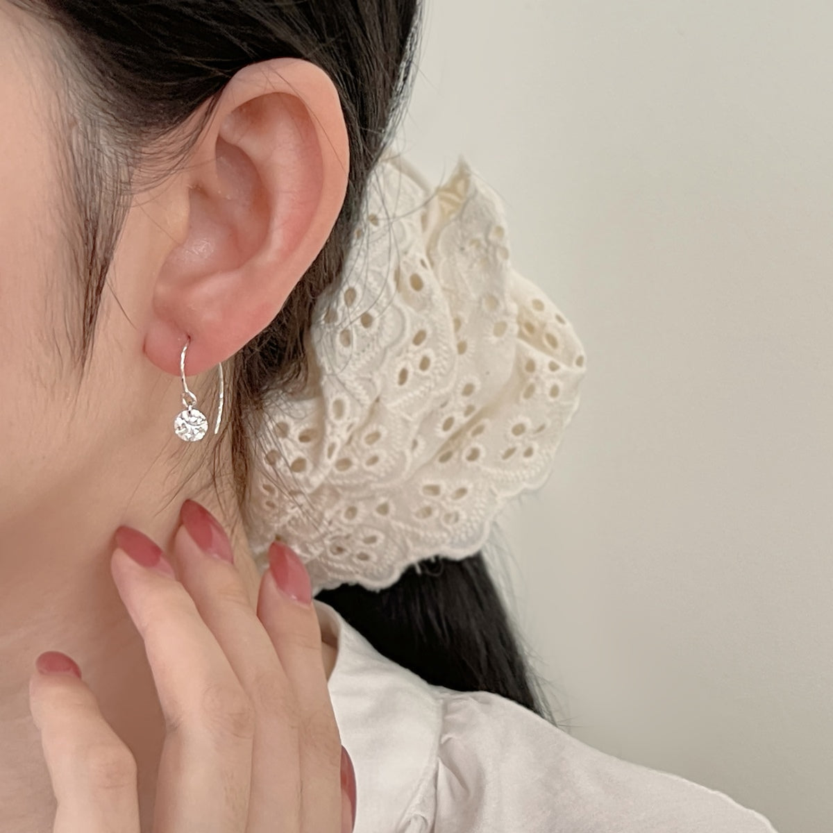 Cercei Dangle Solitaire – Argint 925