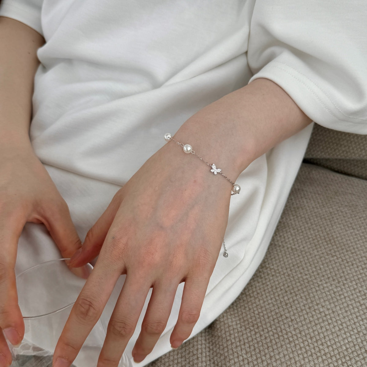 Brățară Aurora Pearl – Argint 925