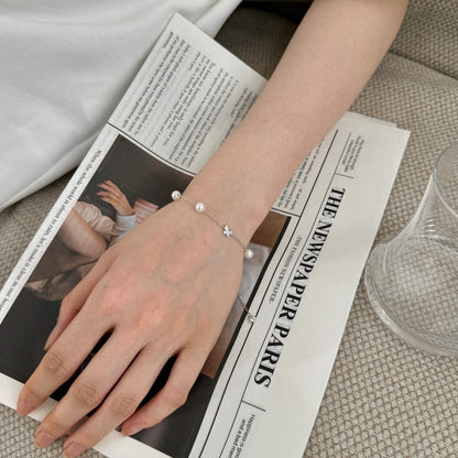 Brățară Perle cu Fluture – Argint 925