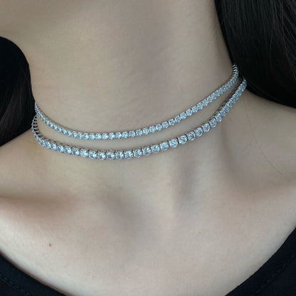 Choker Crystal Line – Argint 925