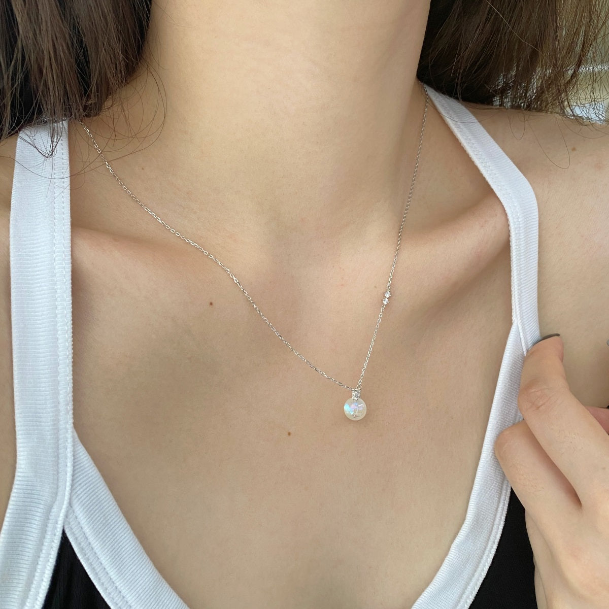 Colier Perlă Aurora – Argint 925